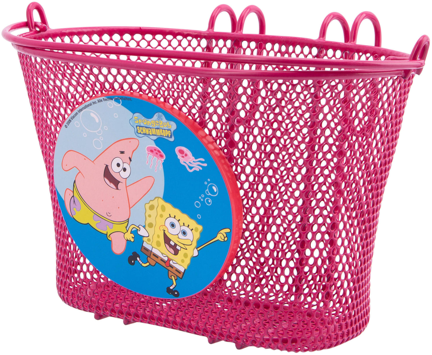 Bike Fashion Kids Basket Sponge Bob Metal