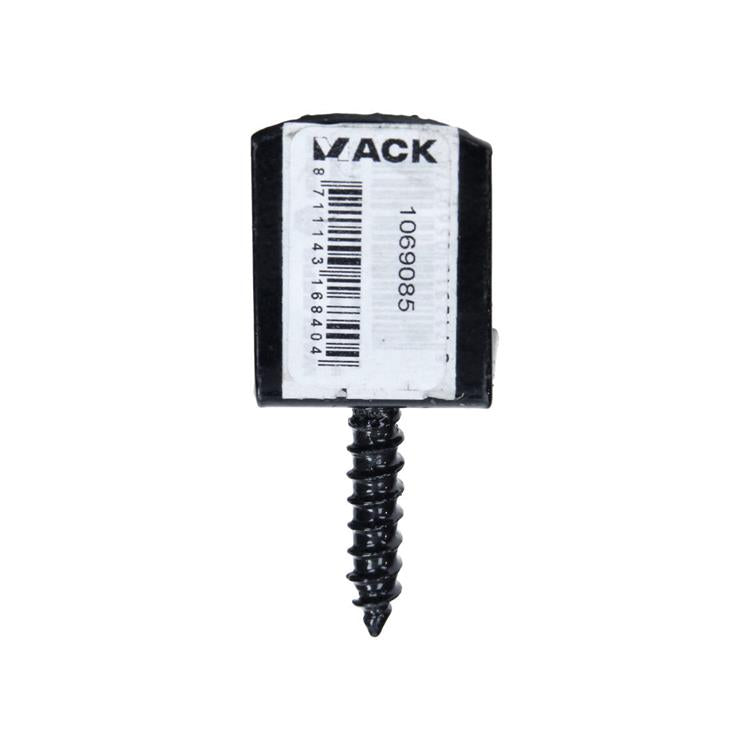 Mack 1069085 - Supporto per schermo in treccia a L nero | 30 pezzi