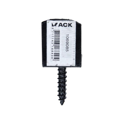 Mack 1069085 - Supporto per schermo in treccia a L nero | 30 pezzi