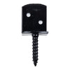 Mack 1069085 - Supporto per schermo in treccia a L nero | 30 pezzi