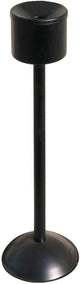 Meva - vrijstaande zelfdovende asbak - binnengebruik - zwart - 150mm - 860mm