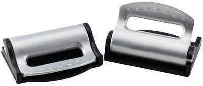 Hp gurtentspanner safety belt stopper pair, black silver