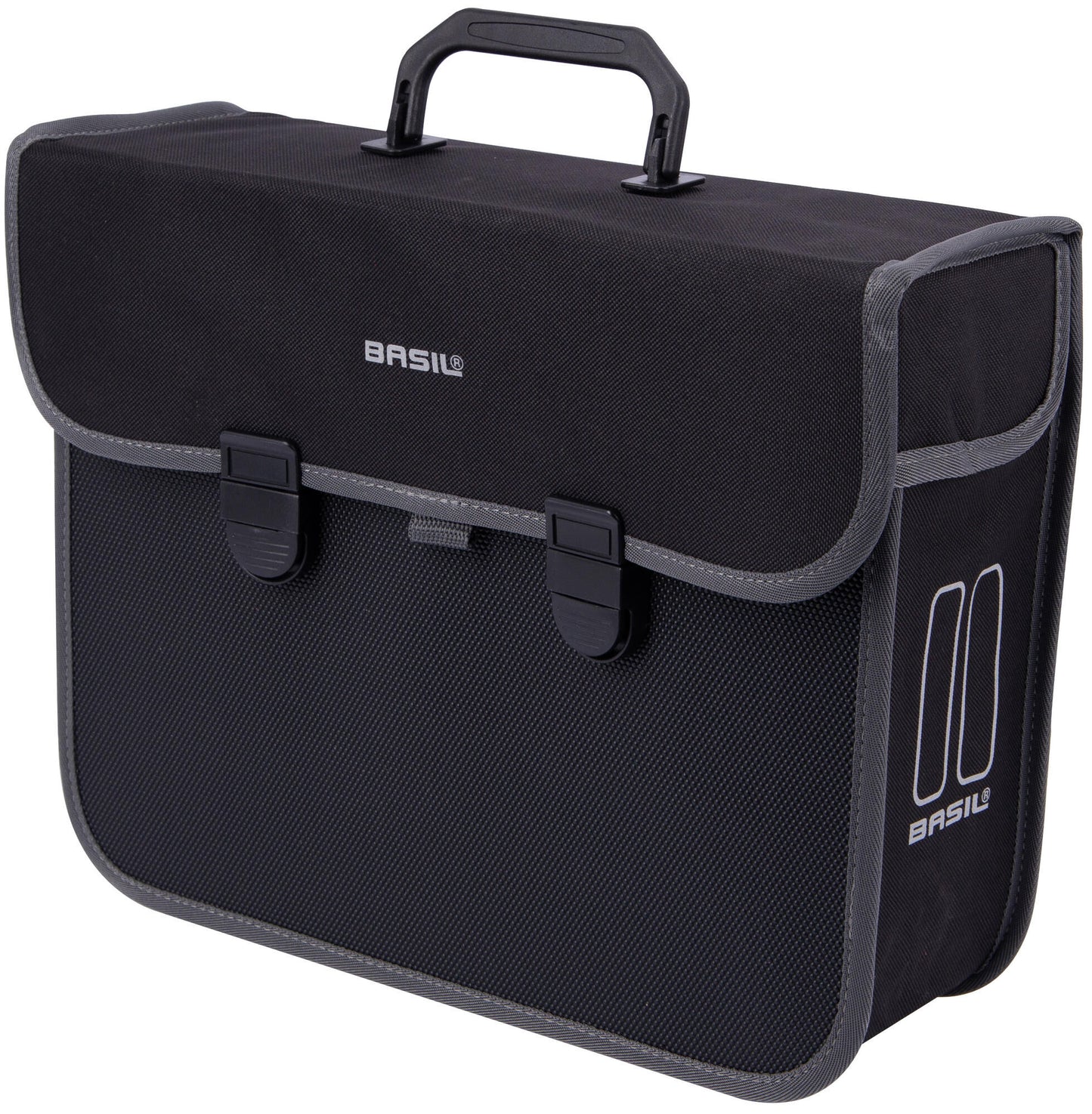 Basil Málaga Bolsa de bicicleta Negra 13L