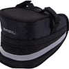 Bacina de silla de montar Basil Mada - Compact, negro, 1L, velcro, accesorio para bicicletas