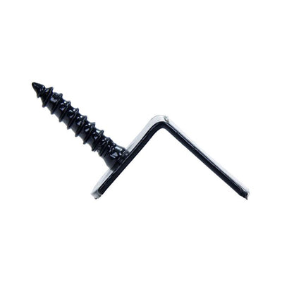 Mack 1069085 - Supporto per schermo in treccia a L nero | 30 pezzi