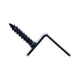 Mack 1069085 - Supporto per schermo in treccia a L nero | 30 pezzi