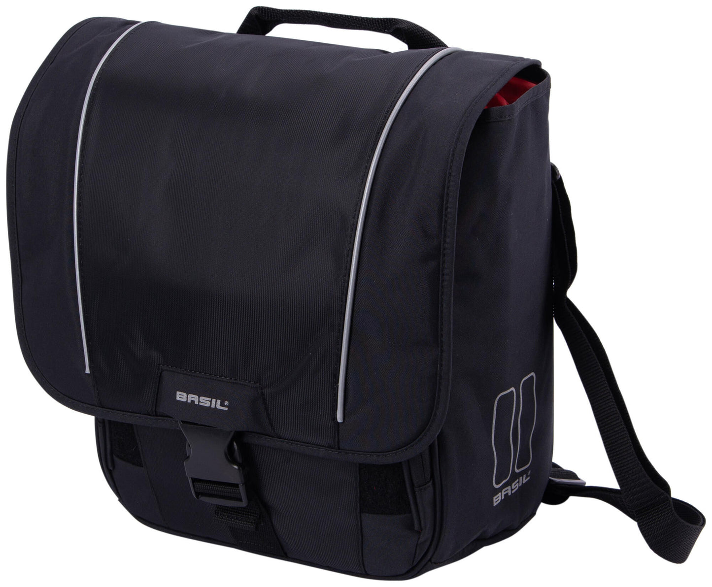 Basil Sport Design Commuter Bag - Fietsrugtas Zwart 18L
