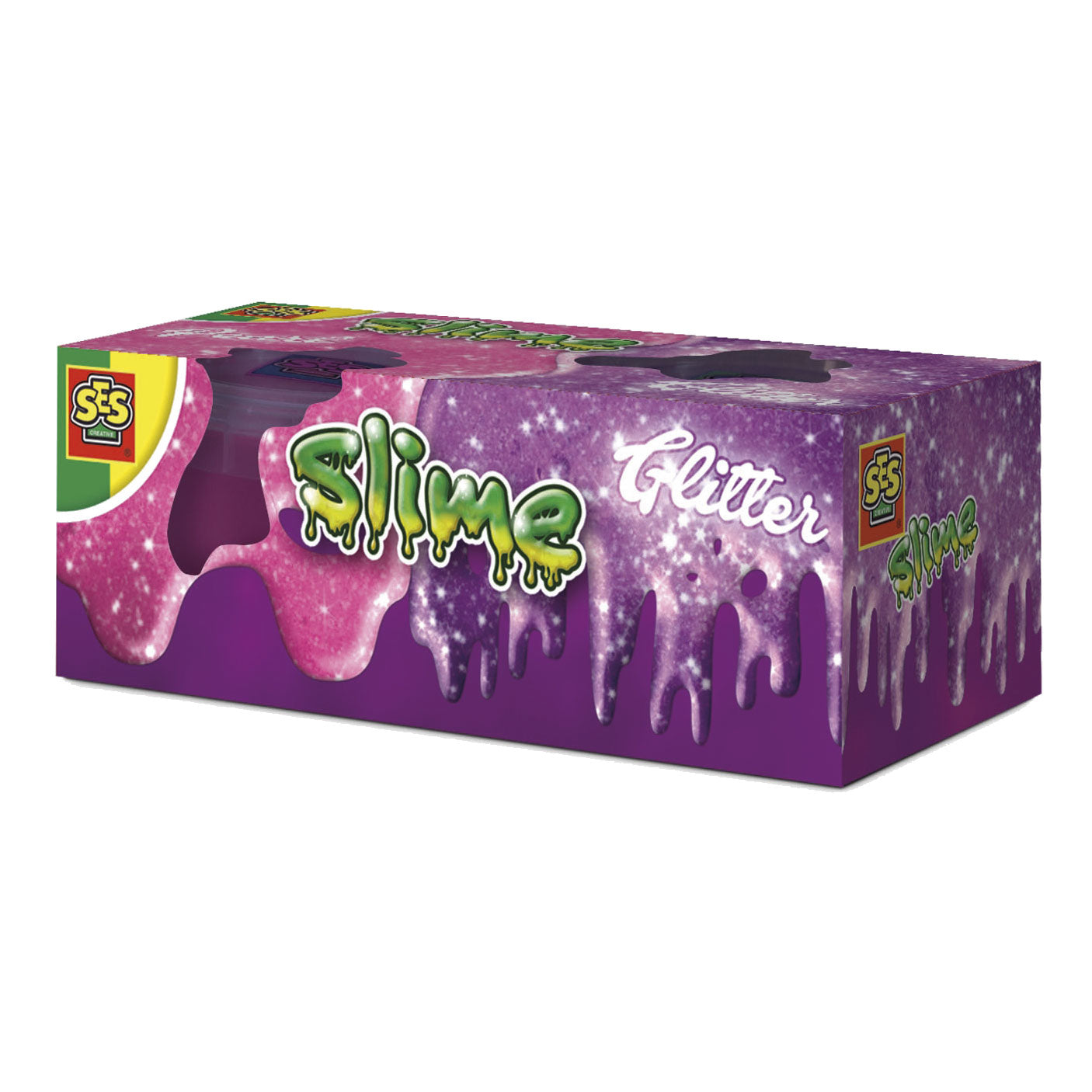 SES SLIME 2x120gr glitter