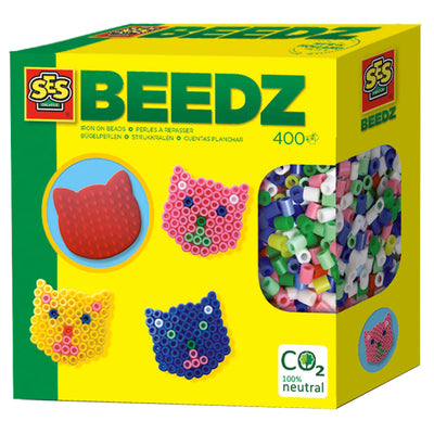 Juego de abalorios termoadhesivos Ses gatitos