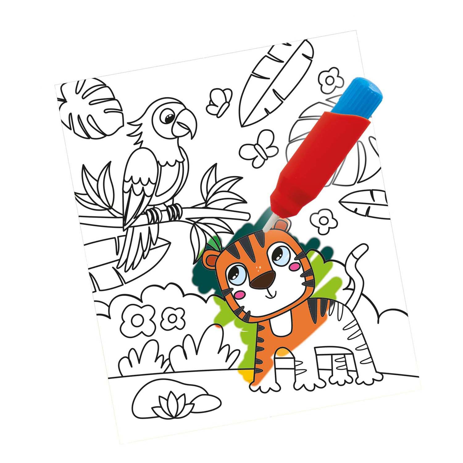 Colori SES con libro da colorare d'acqua - Viaggio