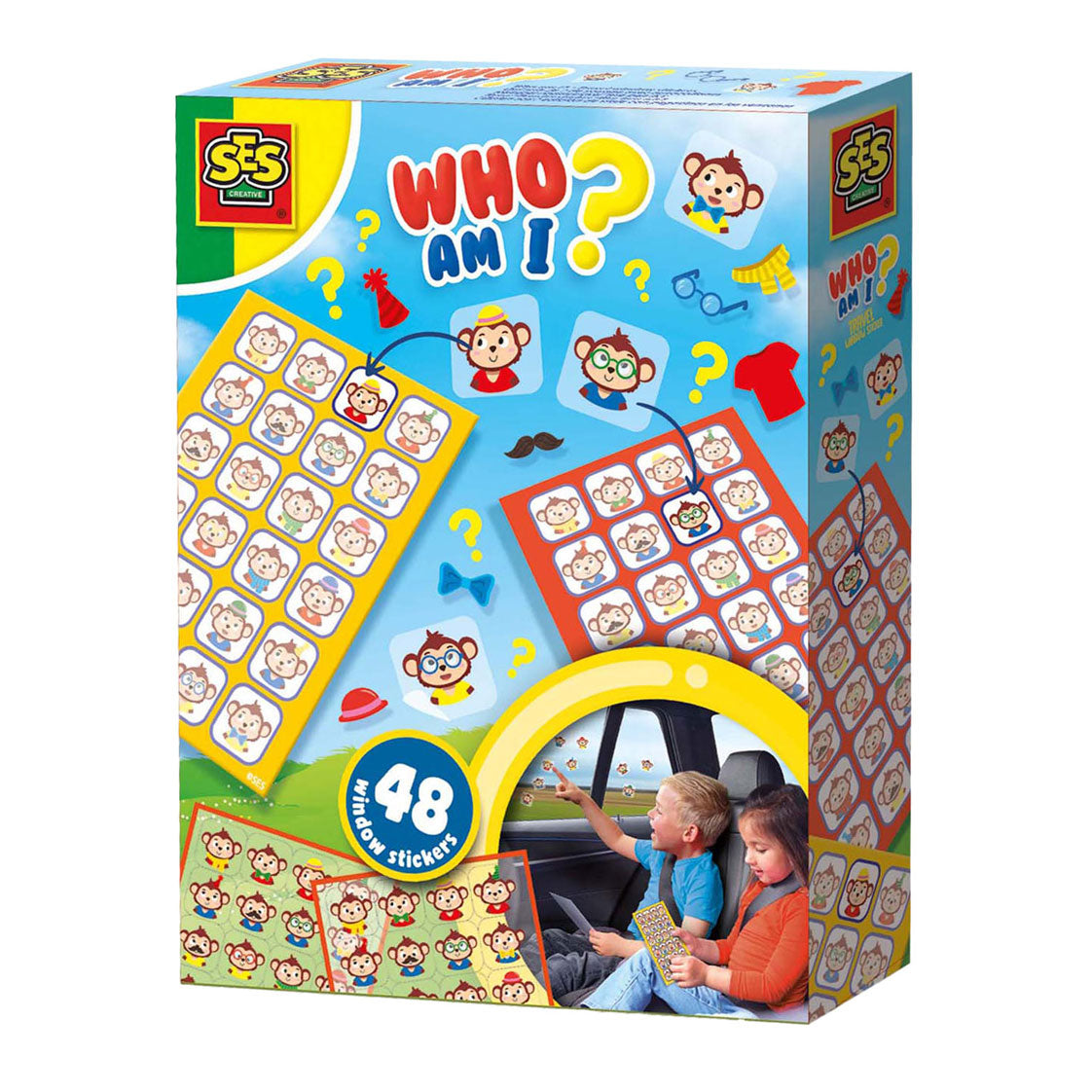 Ses, ¿quién soy yo? - Pegatina de ventana del juego de viaje