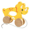 Ses Houten Trekvier 2 in 1 - Triceratops