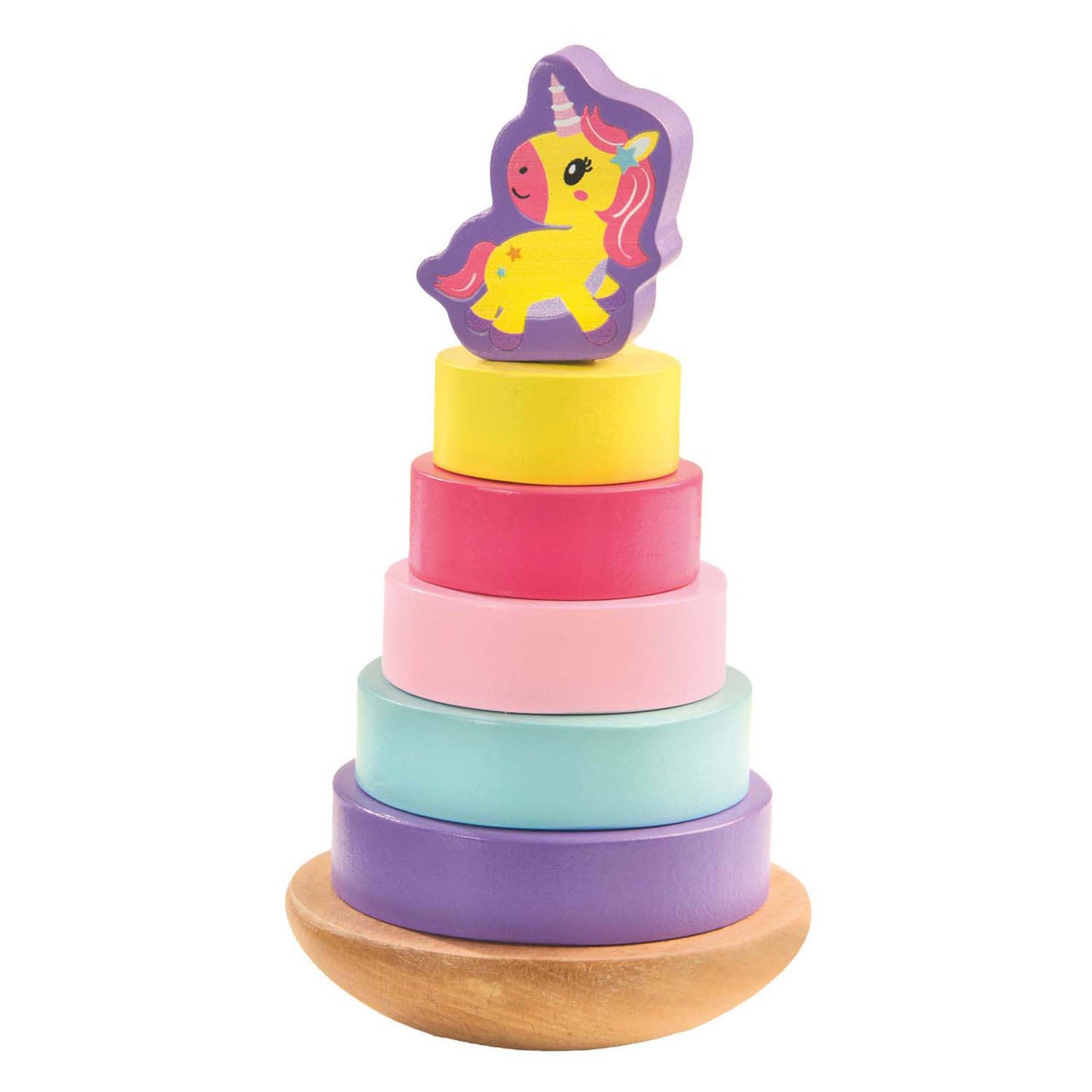 SES WOODEN STACK TOWER UNICORN
