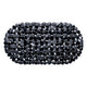 Tappetino da bagno Wicotex antiscivolo pietre 68x35 cm nero