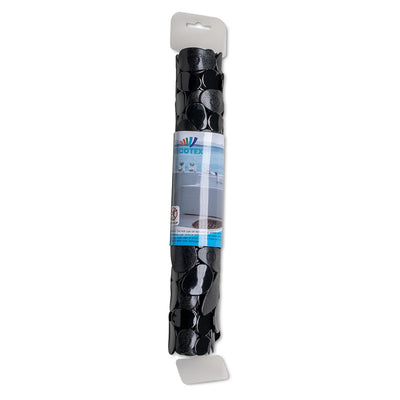 Tappetino da bagno Wicotex antiscivolo pietre 68x35 cm nero