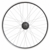 Shimano achterwiel 28 inch nexus 7 naaf (zwart) - zac2000 velg (zwart zilver) met rvs spaken - voor schijfrem