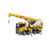 Bruder vrachtwagen scania 560r liebherr kraan met truck
