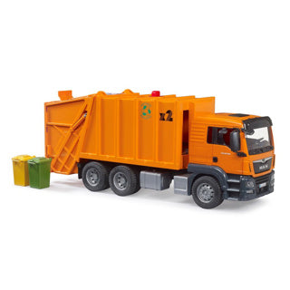 Bruder Man TGS Camión de basura 03760