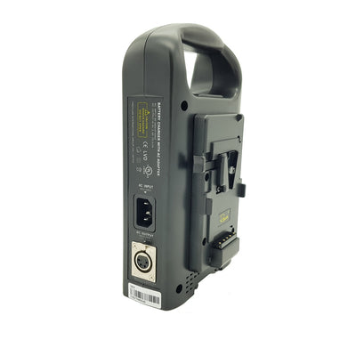 Caricatore a doppia batteria Rolux RL-2ks per batteria a V-Mount