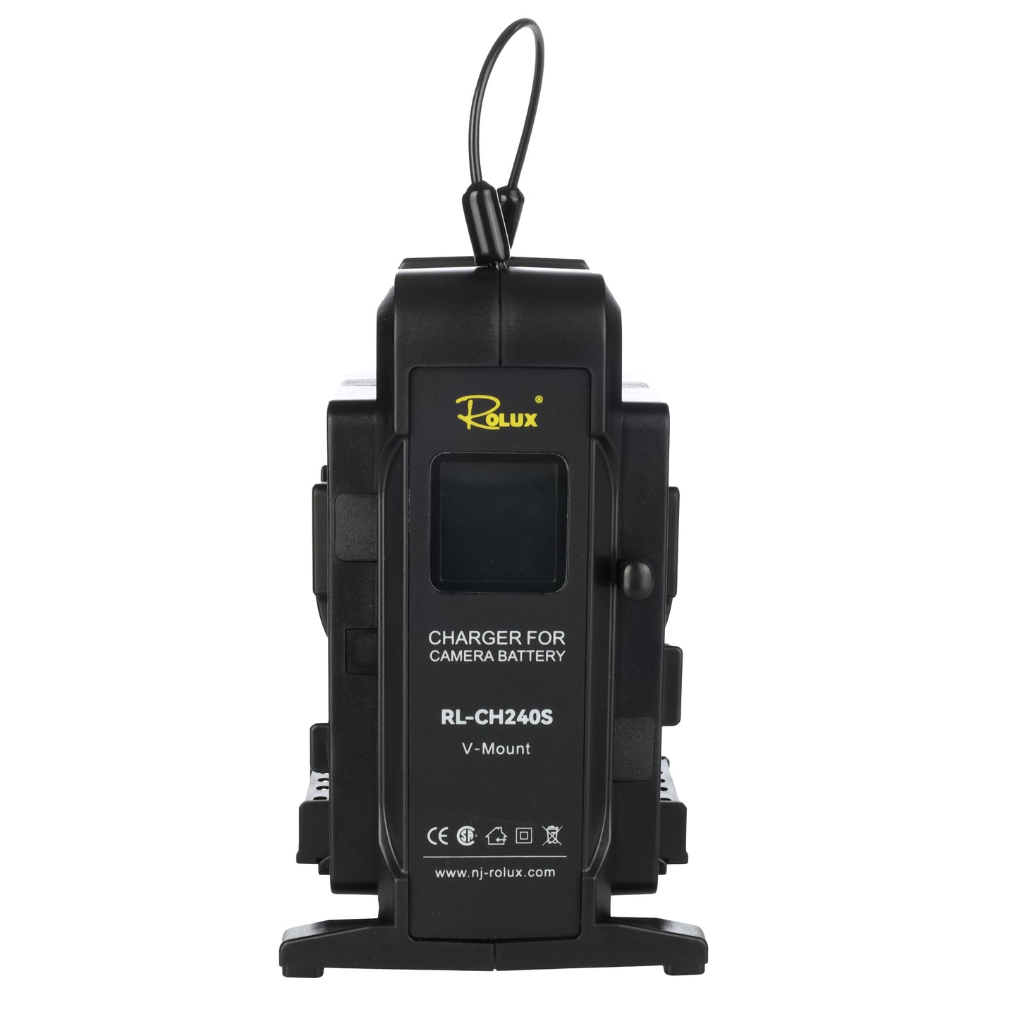 Rolux Double Fast Charger RL-CH240S para batería V-montaje