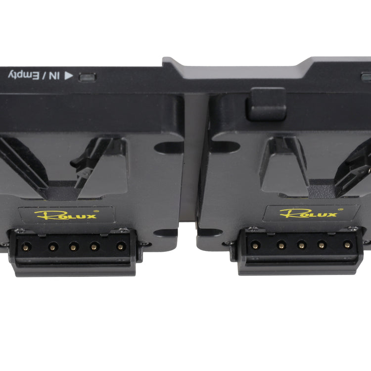 Rolux duo mini v-mount battery plate rl-ac16s