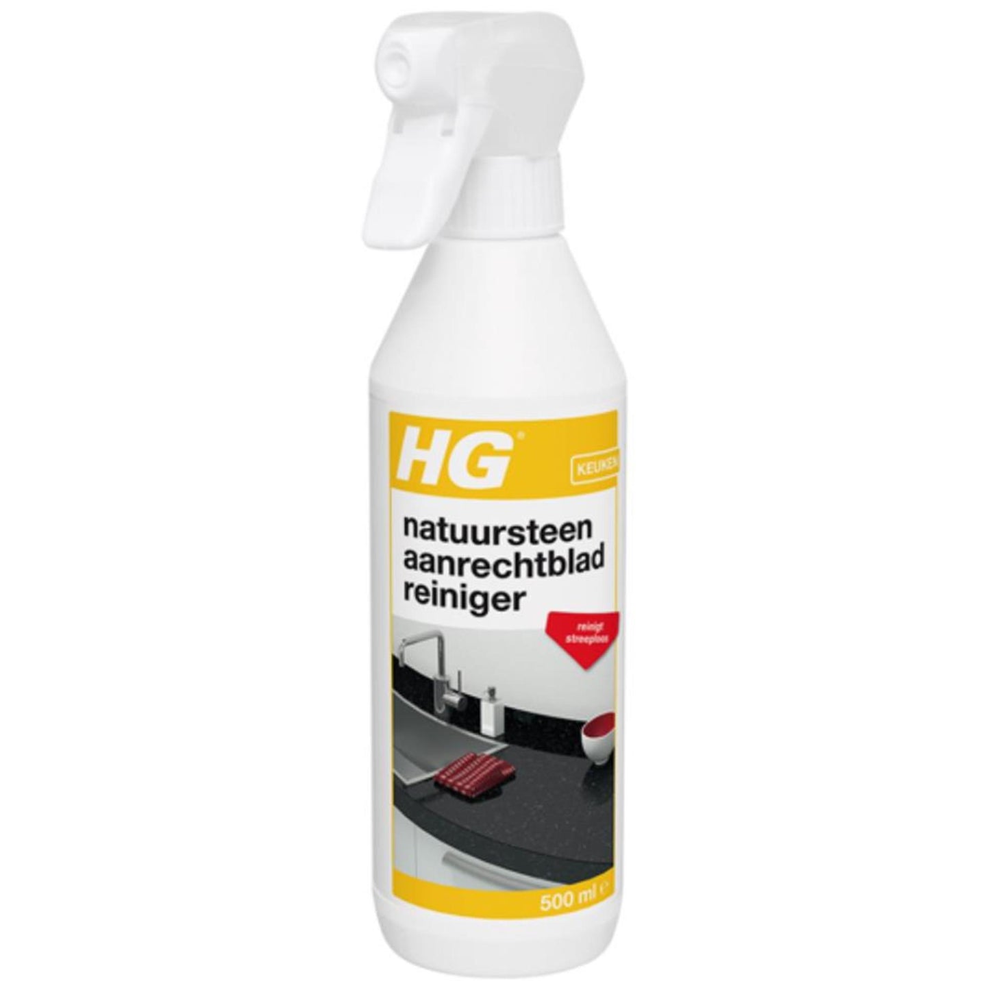 Hg detergente per piani di lavoro in pietra naturale 0,5 l
