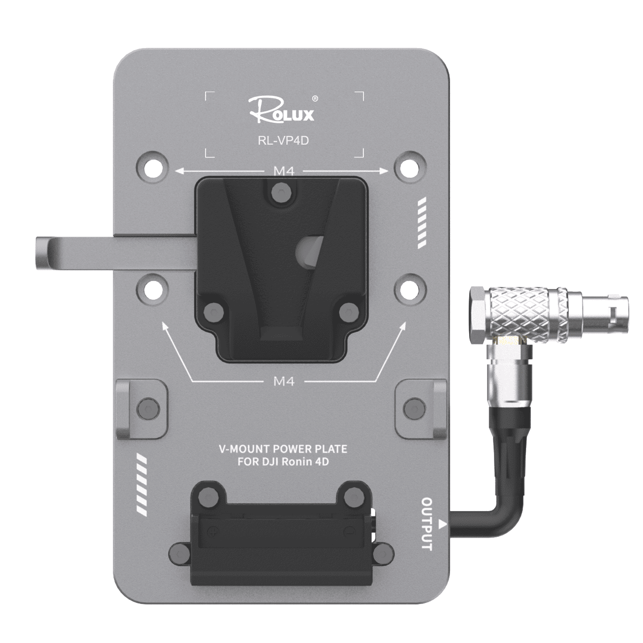 Piastra batteria Rolux V-Mount rl-vp4d per dji ronin 4d