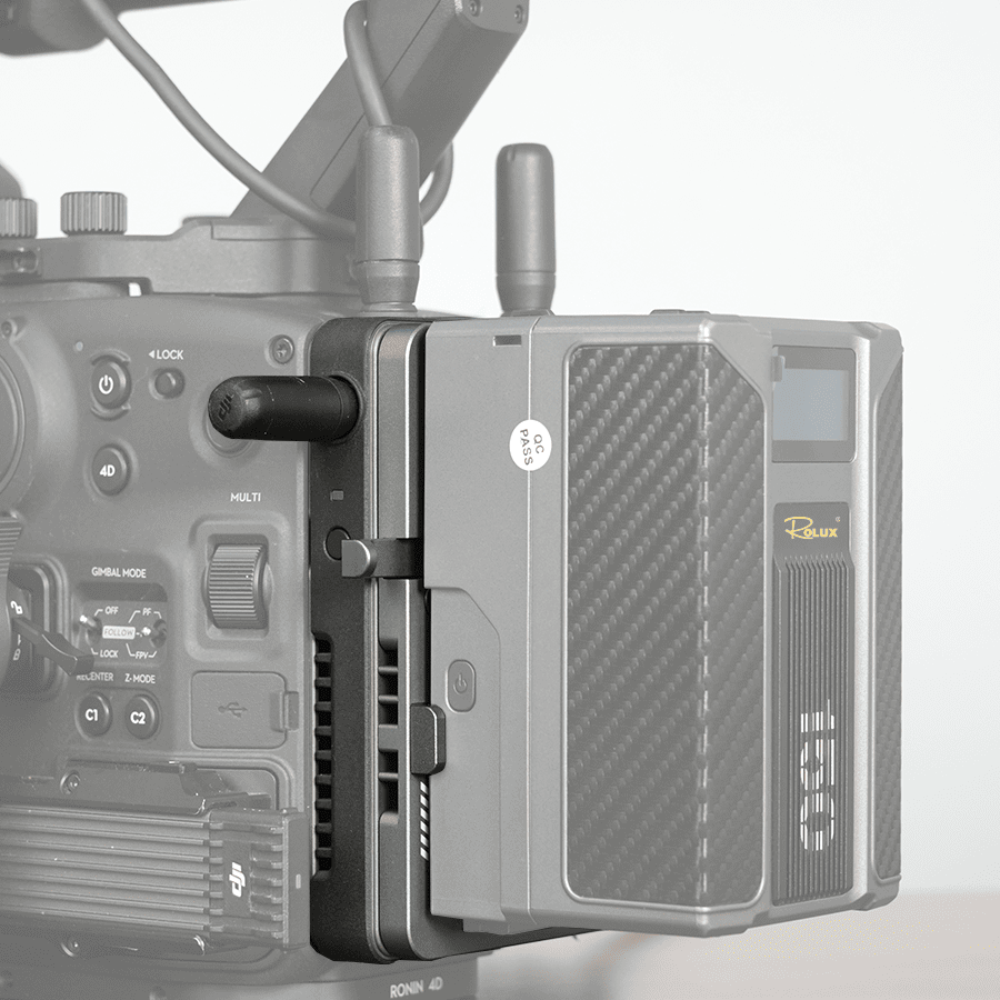 Piastra batteria Rolux V-Mount rl-vp4d per dji ronin 4d