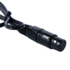 Rolux 4-pins XLR Female Plug con maschio D-TAP RL-C3