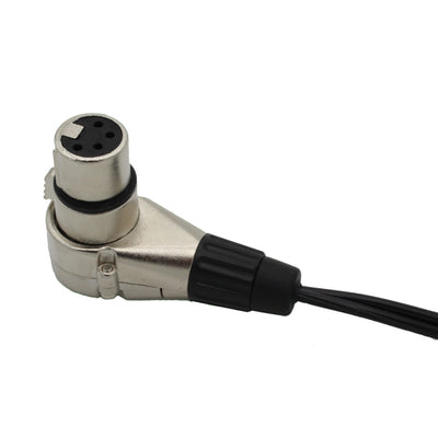 Rolux 4 pines xlr hembra con d-tap rl-c5 macho