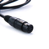 Rolux 4 pines XLR hembra con 4 pines conector masculino RL-C7