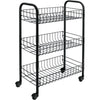 Tomado-Metaltex Tomado-Metaltex Siena Kitchen Trolley with Wheels 41x23x63 cm negro