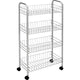 Tomado-Metaltex Tomado-Metaltex cucina da bagno carrello per bagno pisa con 4 cestini neri