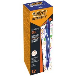 Bolígrafo roller de gel Ty bic geloci azul 12 piezas