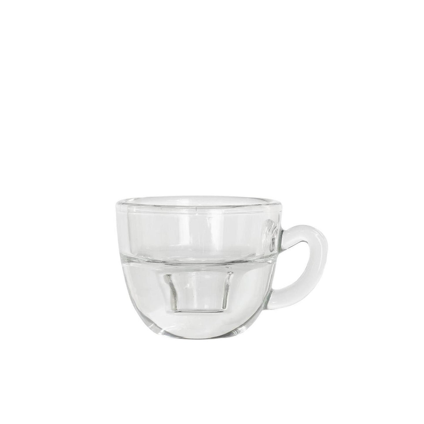 Portacandele Ideas 4 stagioni caffè trasparente ø8xh5cm