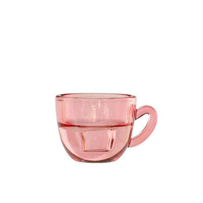 Ideas 4 estaciones portavelas café rosa ø8xh5cm