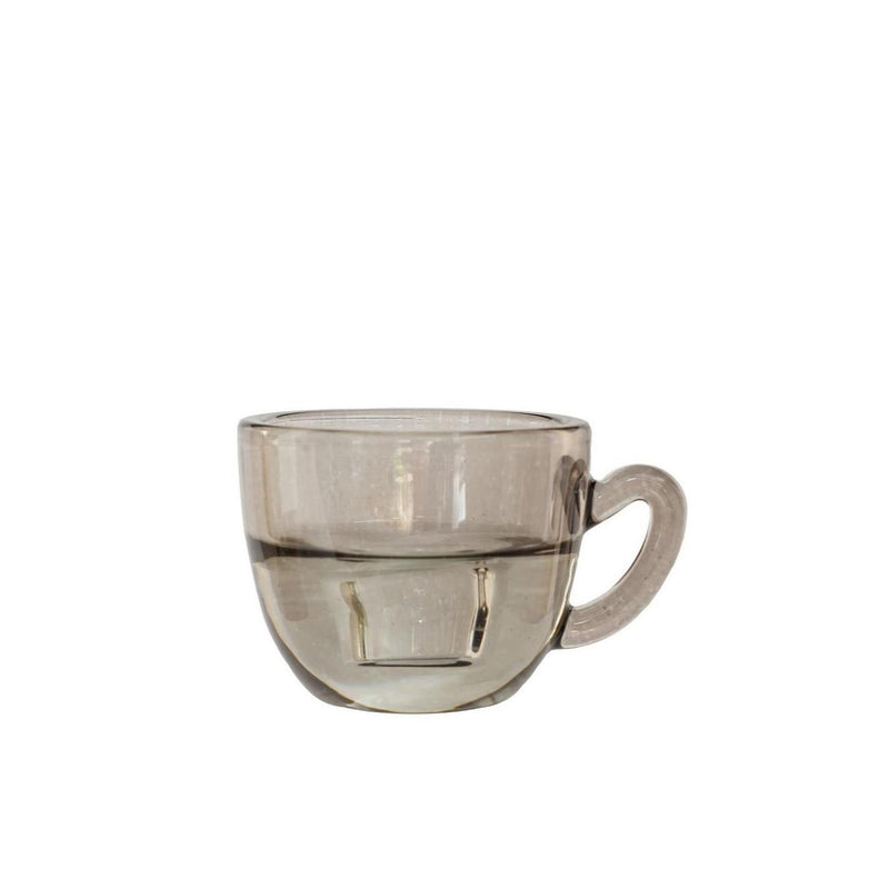 Portacandele Ideas 4 stagioni grigio caffè ø8xh5cm