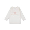 Pure tones | wit uv zwemshirt met lange mouwen