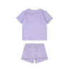 Leopard | lila meisjes set strand - terry