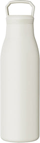 Termo sin marca sans marque kozie de 500 ml – acero inoxidable – aislamiento de doble pared – beige crema – botella a prueba de fugas