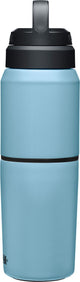 Camelbak multibev vacuum rvs - waterfles met afneembare koffie theebeker - 500 ml + 350 ml - blauw (dusk blue)