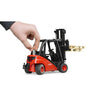 Bruder Linde Forklift H30D con barra di rimorchio e 2 palette