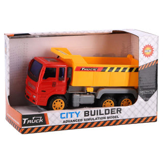 Basic kiepwagen rood geel