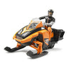 Bruder Bworld Snowmobile con conductor y accesorios