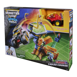 Spin master monster jam smash bash crash course speelset met auto - 1:64