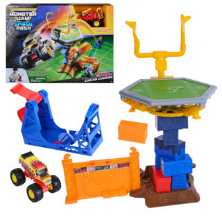 Spin master monster jam smash bash crash course speelset met auto - 1:64