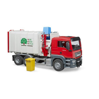 Bruder Man TGS Cargador lateral del camión de basura