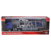 Rapid wheels vrachtwagen pull back diecast met 3 auto's | 2 stuks