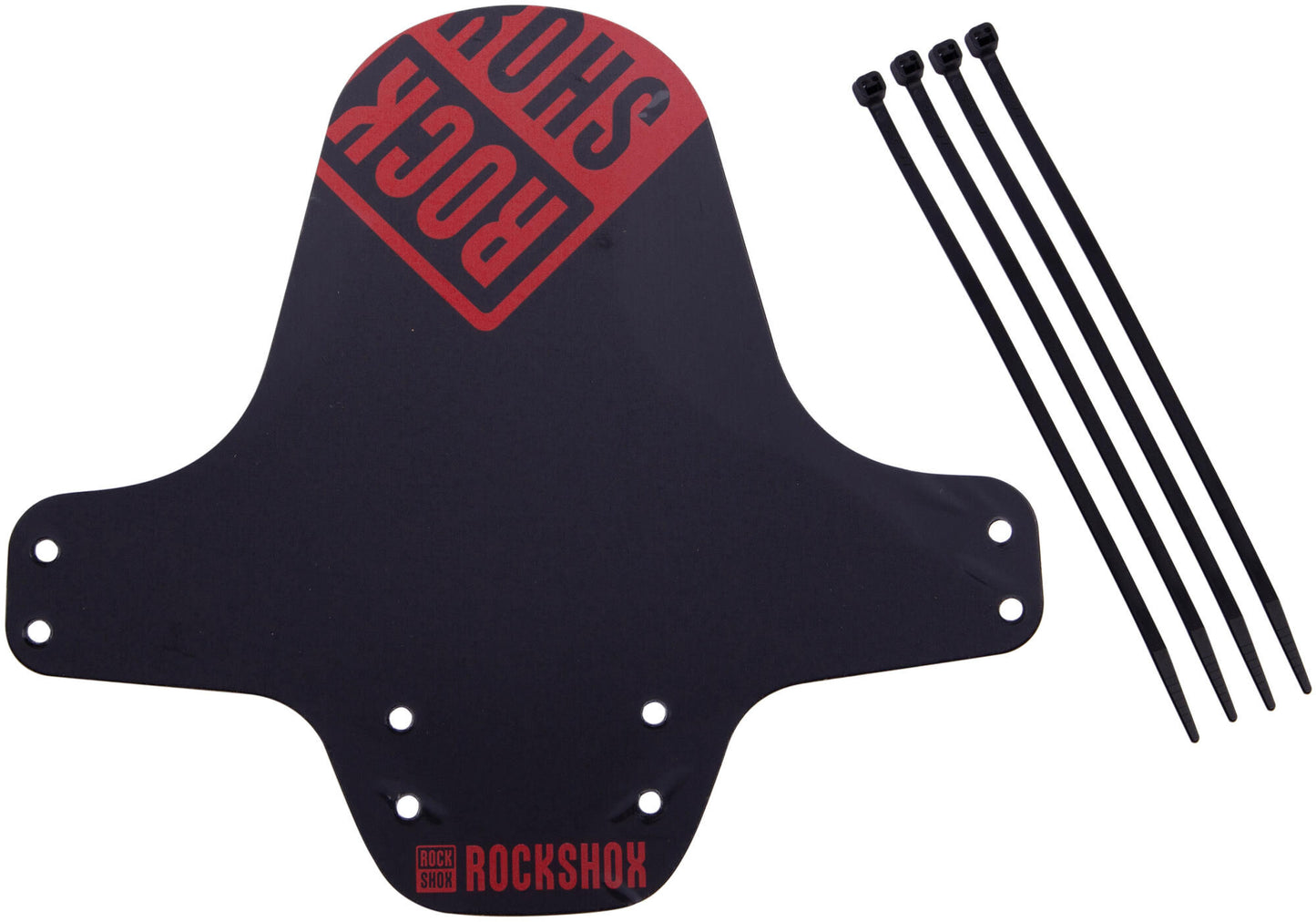 Rockshox Clip-on Fender RS ​​Black Fire Red
