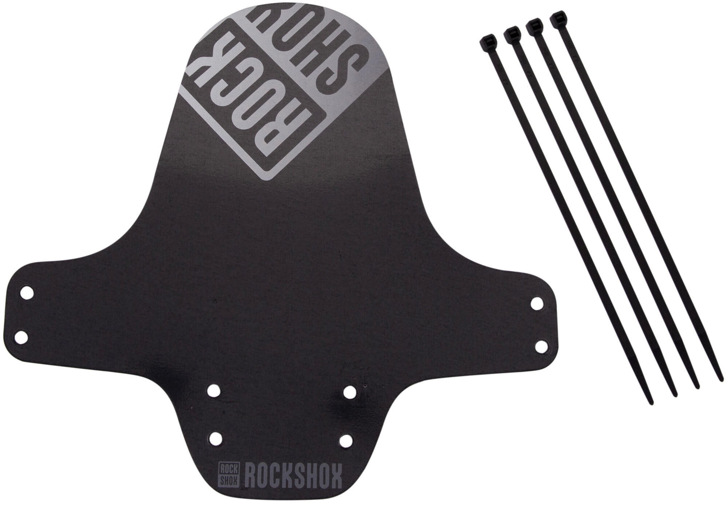 Rockshox steckschutzblech fender clip-on fender rs black silver offwhite